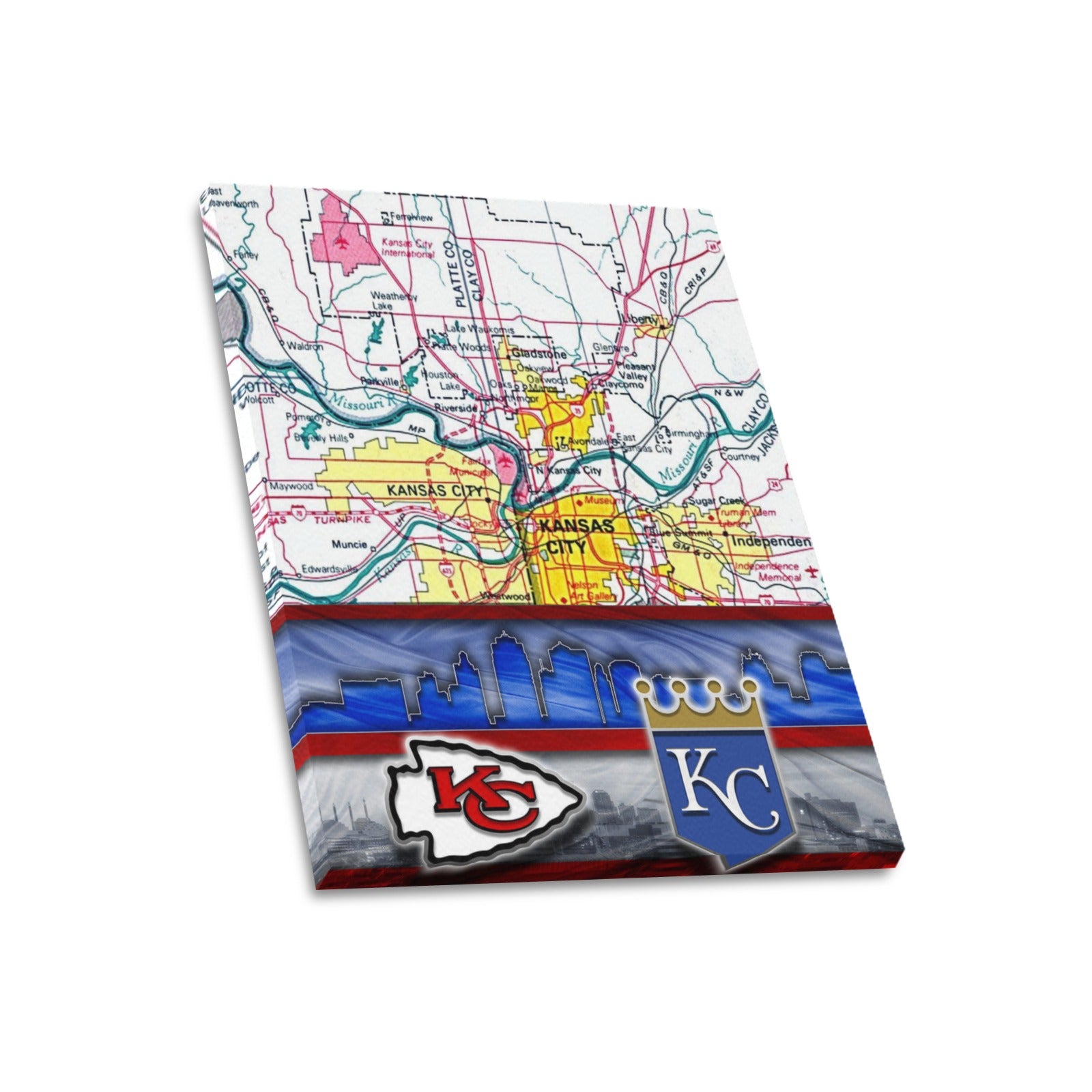 Crown & Kingdom: Limited Edition Framed Canvas Print 20"x24"