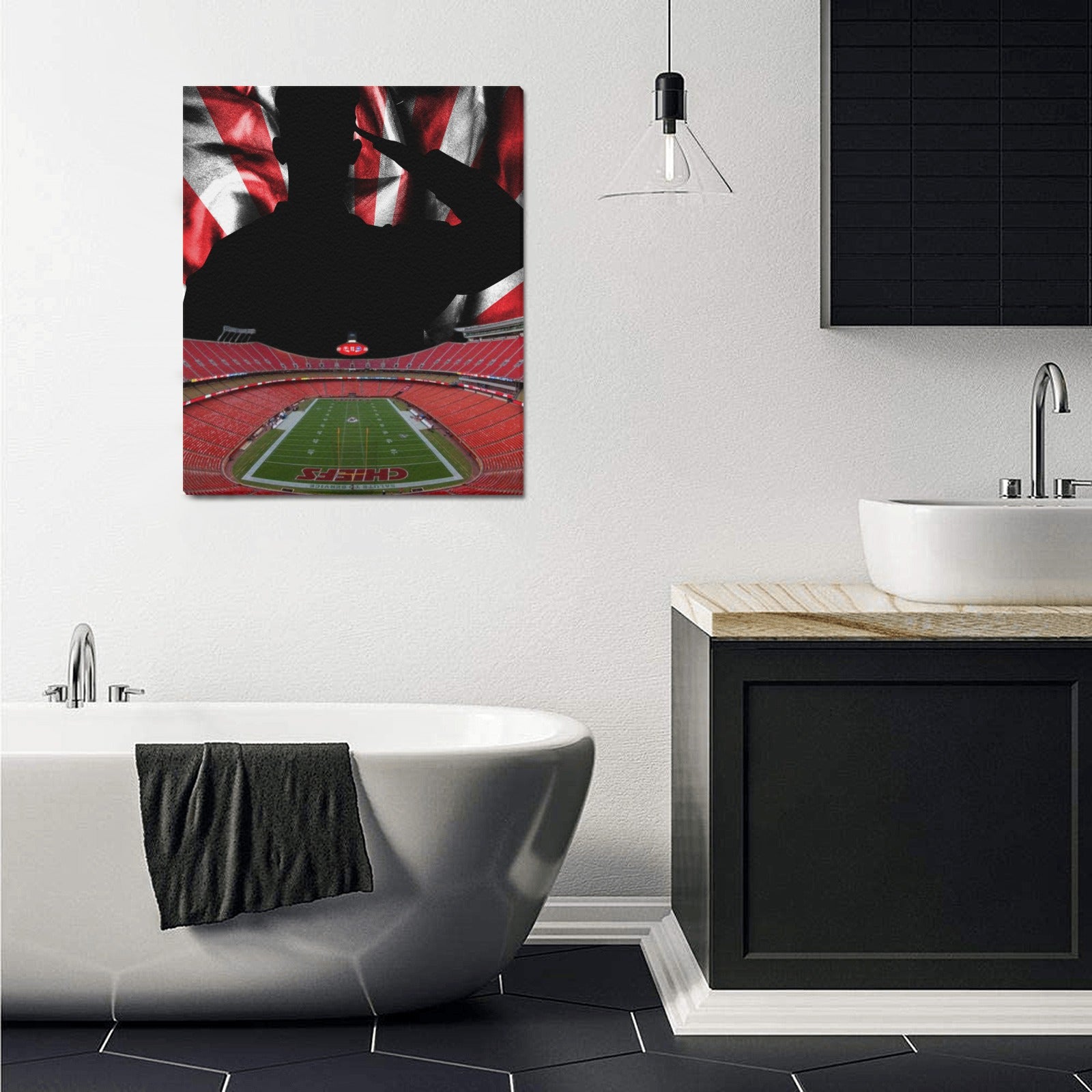 KC Veterans Skyline Series: Limited Edition Framed Canvas Print