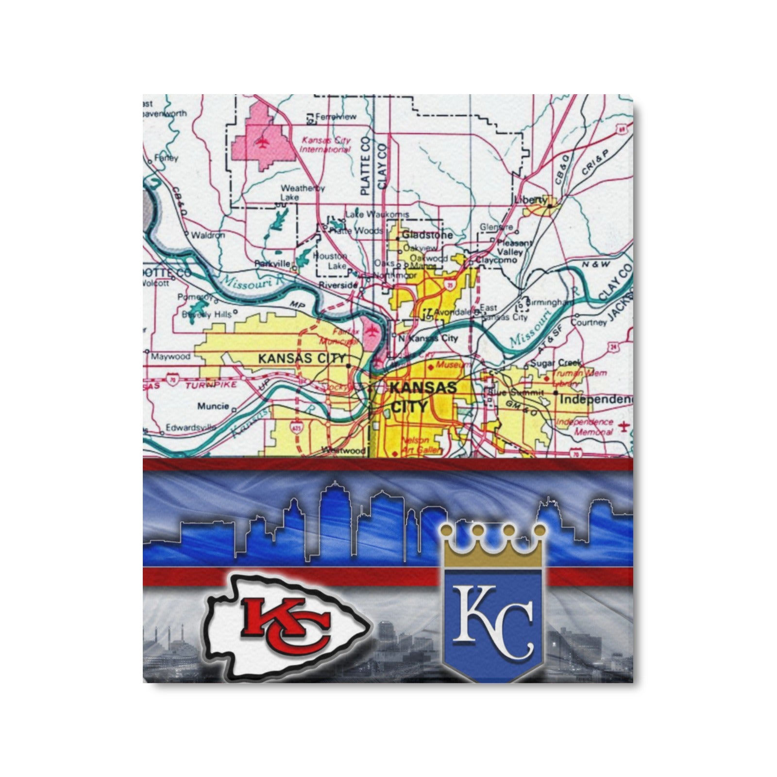 Crown & Kingdom: Limited Edition Framed Canvas Print 20"x24"