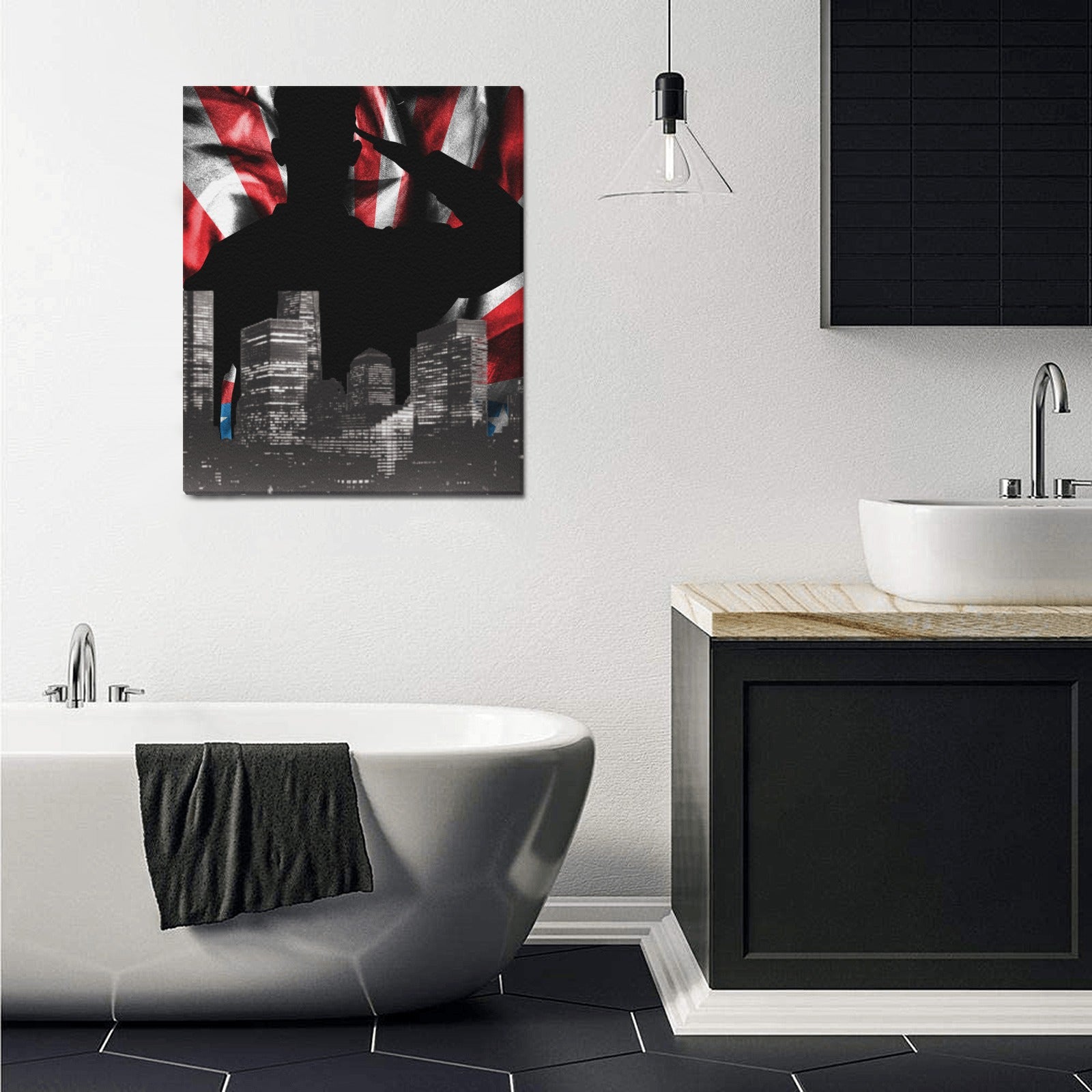 KC Veterans Skyline Series: Limited Edition Framed Canvas Print