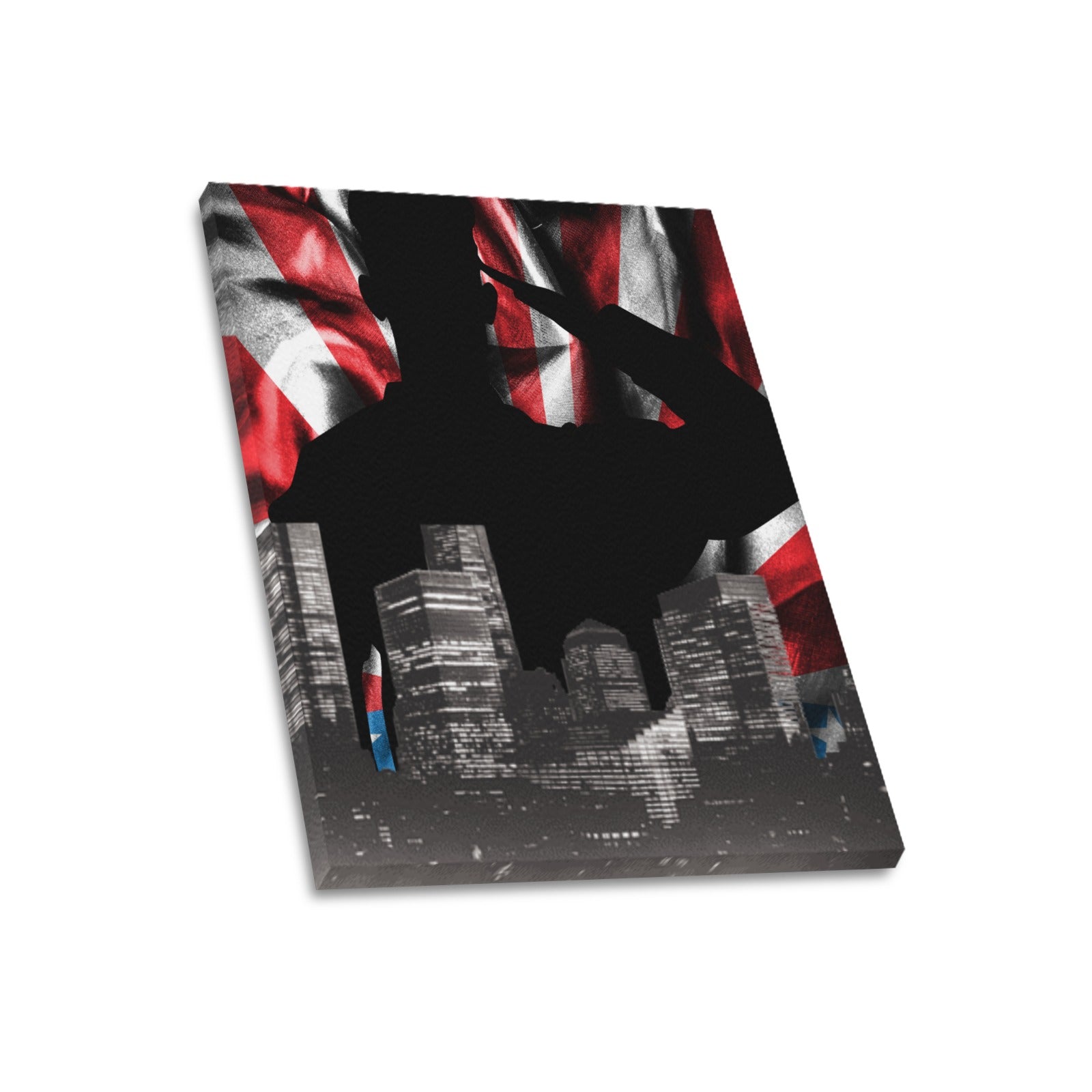 KC Veterans Skyline Series: Limited Edition Framed Canvas Print