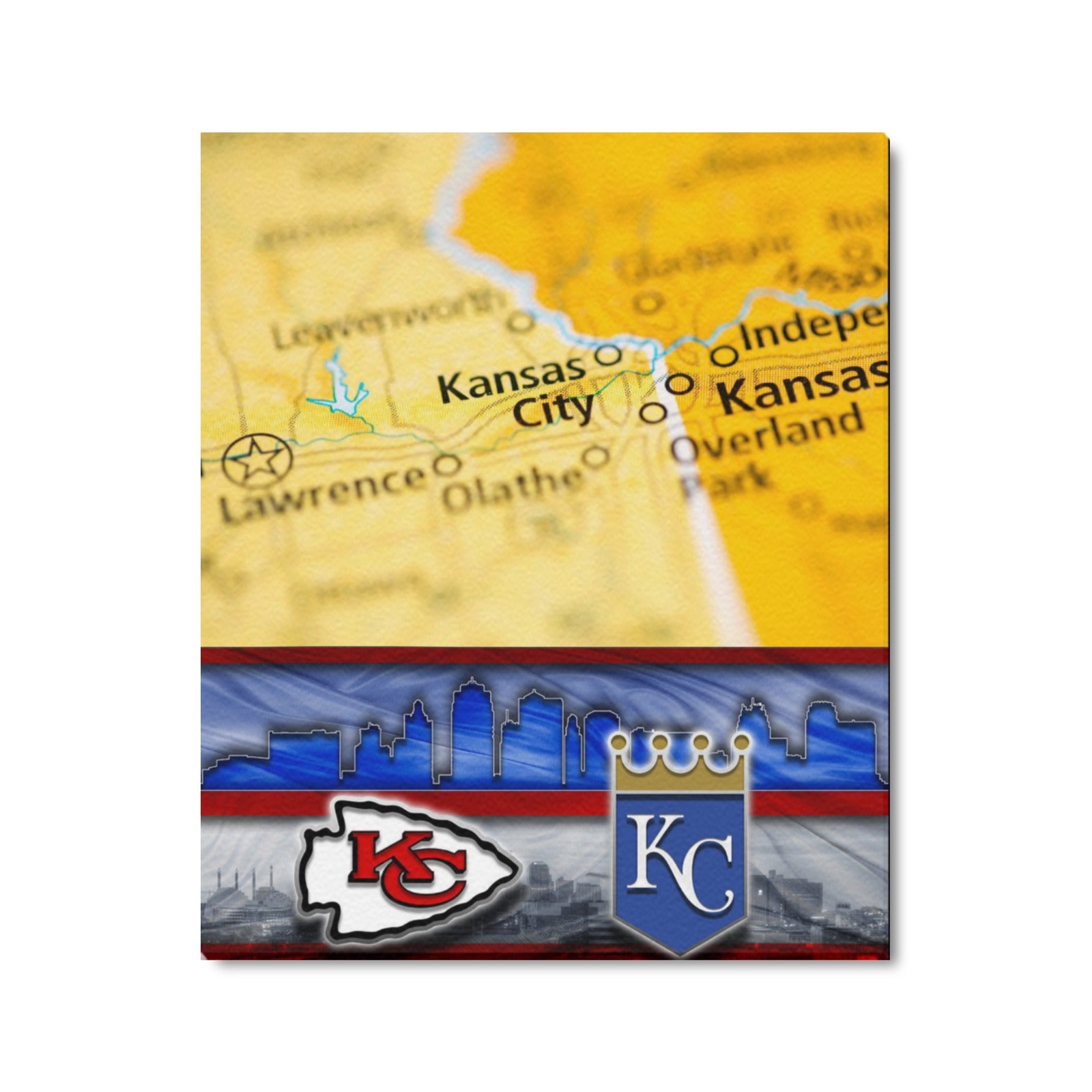 Crown & Kingdom: Limited Edition Framed Canvas Print 20"x24"