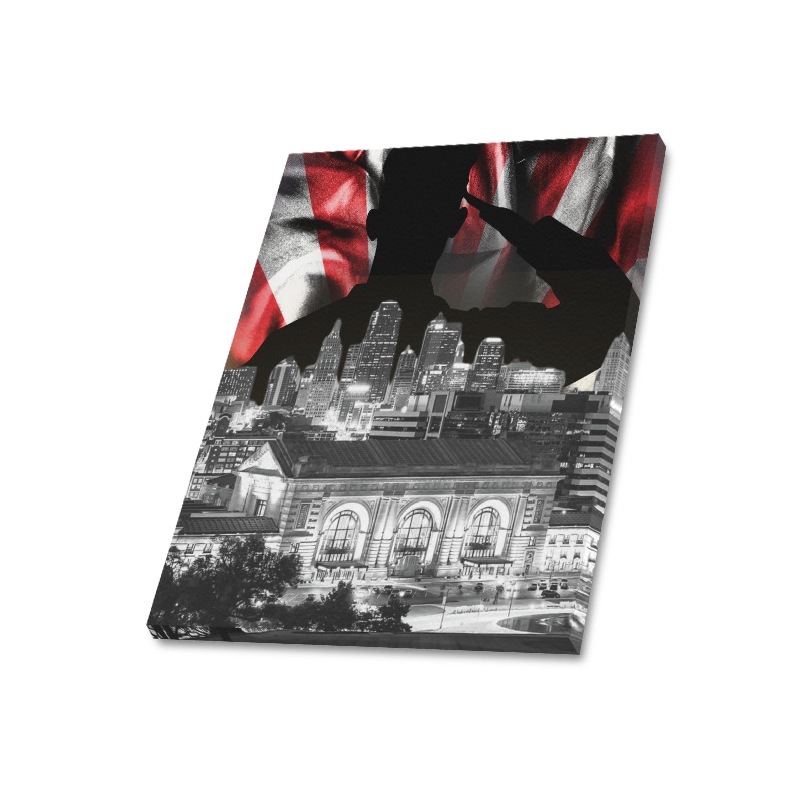 KC Veterans Skyline Series: Limited Edition Framed Canvas Print