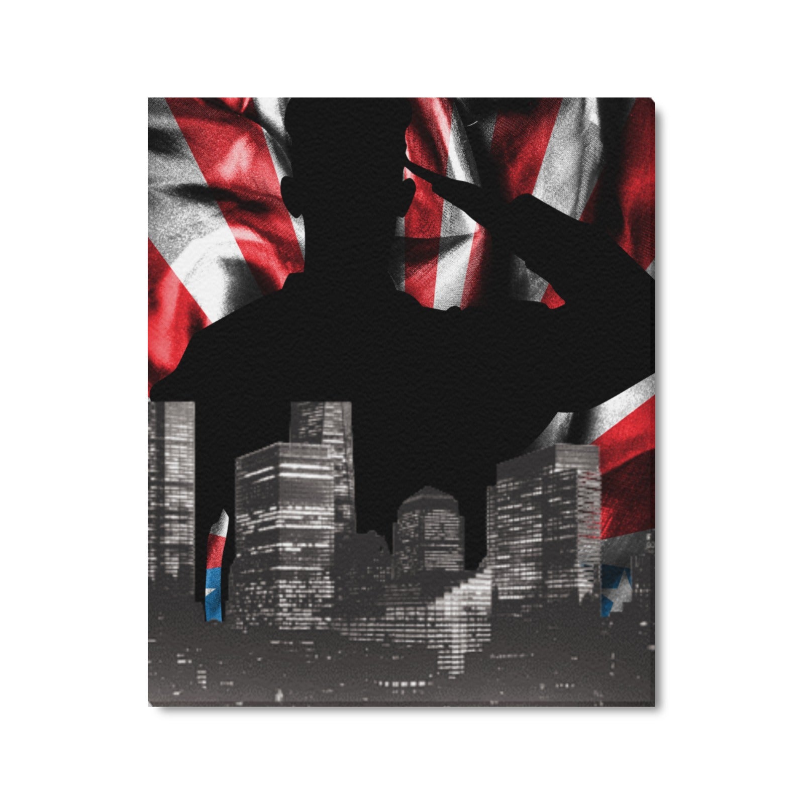 KC Veterans Skyline Series: Limited Edition Framed Canvas Print
