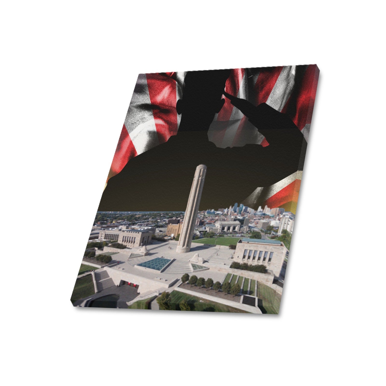 KC Veterans Skyline Series: Limited Edition Framed Canvas Print